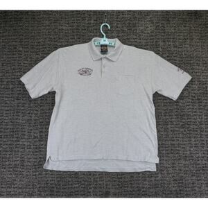 Harley Davidson Shirt Mens XL Gray Pique Polo Highland Somerset PA Workwear